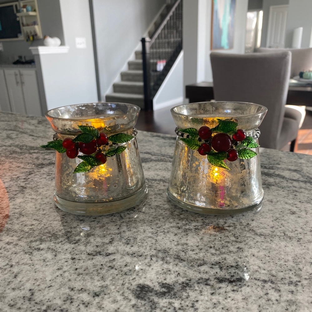 MacKenzie-Childs Christmas Candle Holder
